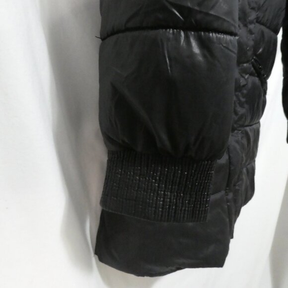 MUDO COLLECTION - Casual Look | size 39 | Black Puffer Jacket With High Collar - Picture 6 of 15